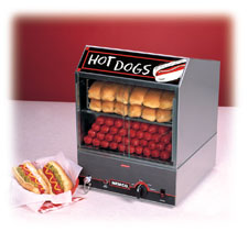 Hot Dog and Bun Steamer Concession Rental