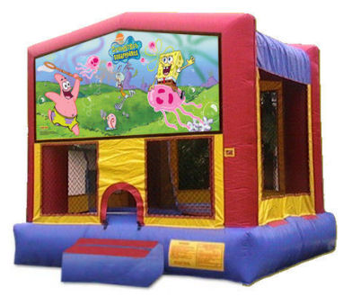 15' x 15' Sponge Bob Square Pants MoonBounce Rental