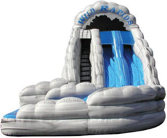 Wild Rapids Dual Lane Water Slide with Pool Rental