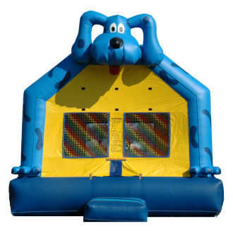 15' x 15' Blue Dog MoonBounce Rental