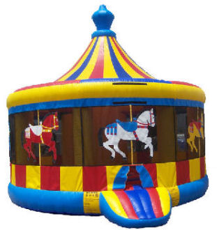 16' x 16' Carousel Premium MoonBounce Rental