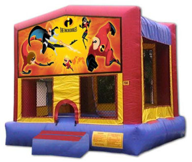 15' x 15' Incredibles MoonBounce Rental