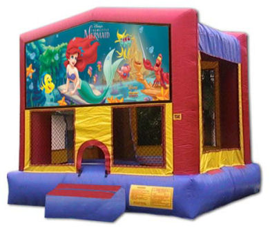 15' x 15' Little Mermaid MoonBounce Rental