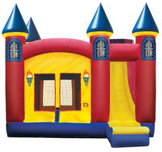 4 in 1 Excalibur Castle Bounce & Slide Combo Rental