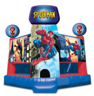 15' x 15' Spider-Man Club Premium MoonBounce Rental