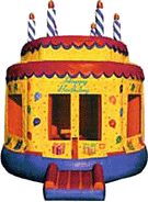 15' x 15' Birthday Cake #2 MoonBounce, Bounce House or Moonwalk Rental