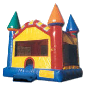 15' Primary Colors Castle MoonBounce Rental