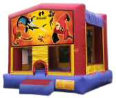 15' x 15' The Incredibles Deluxe MoonBounce Rental